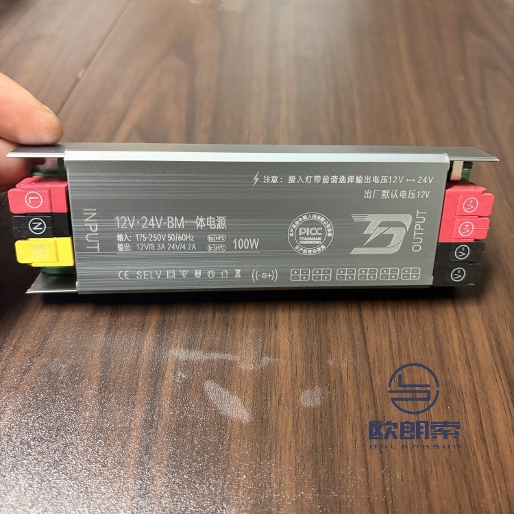 12V-24V 一体拨码电源-100W
